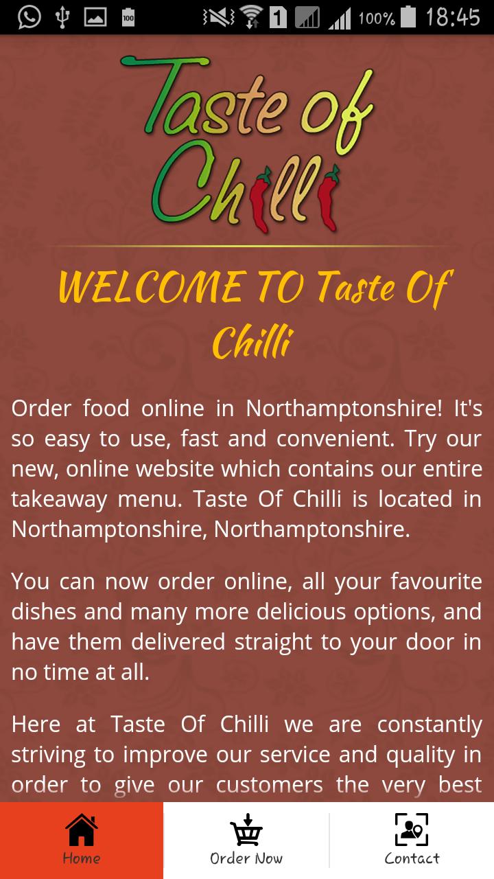 Taste Of Chilli
