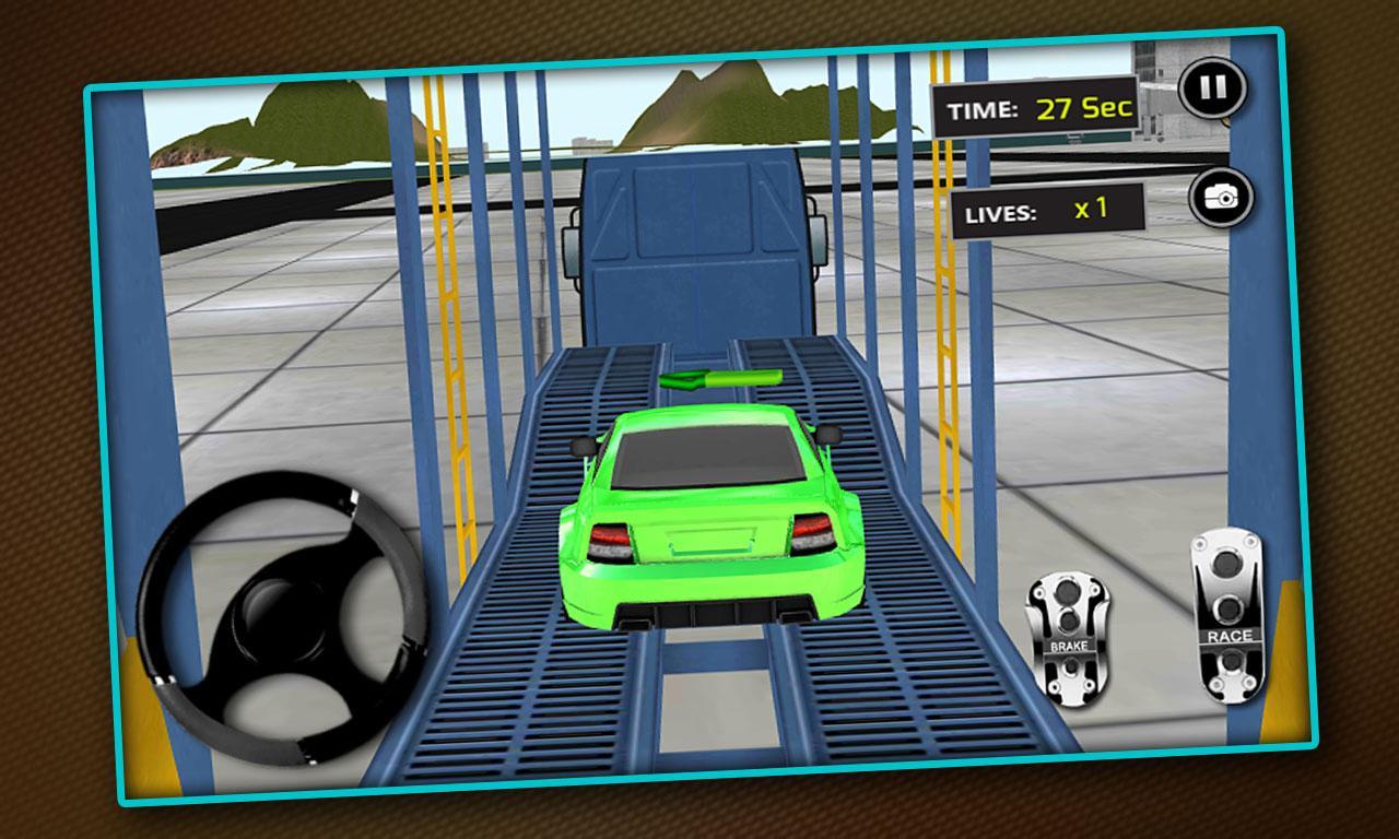 Airplane Car Transporter Pilot