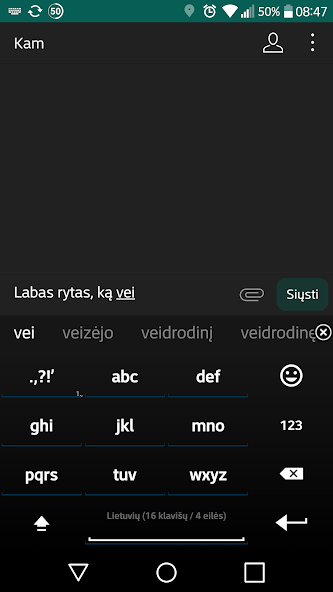 Lithuanian for AnySoftKeyboard
