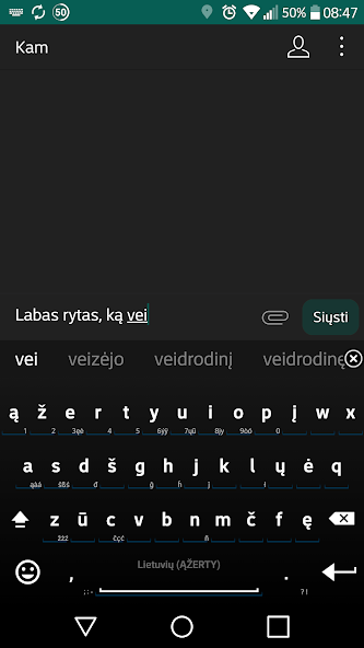 Lithuanian for AnySoftKeyboard