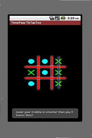 TimePass Bluetooth TicTacToe