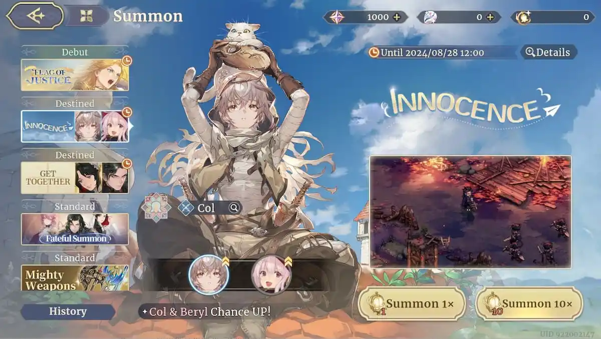 Lista de camadas Sword of Convallaria - Melhores personagens para obter (novembro de 2024)