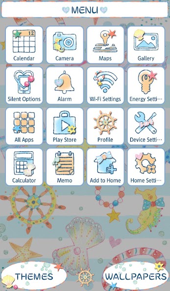 Cute Theme-Marine Pastels-