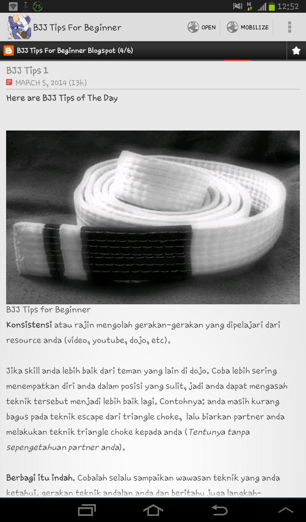 BJJ Tips For Beginner