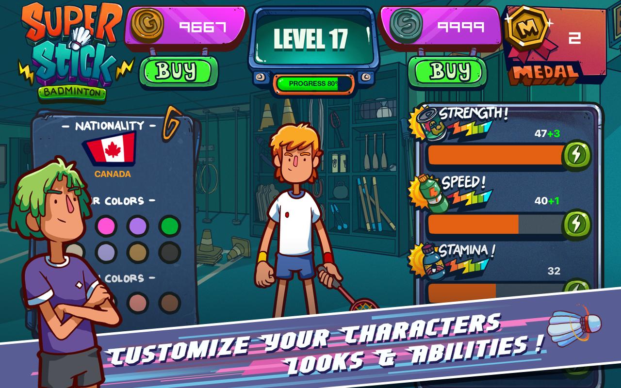 Super Stick Badminton