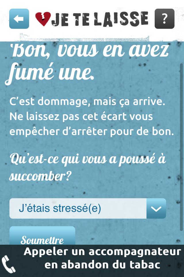 Je te laisse