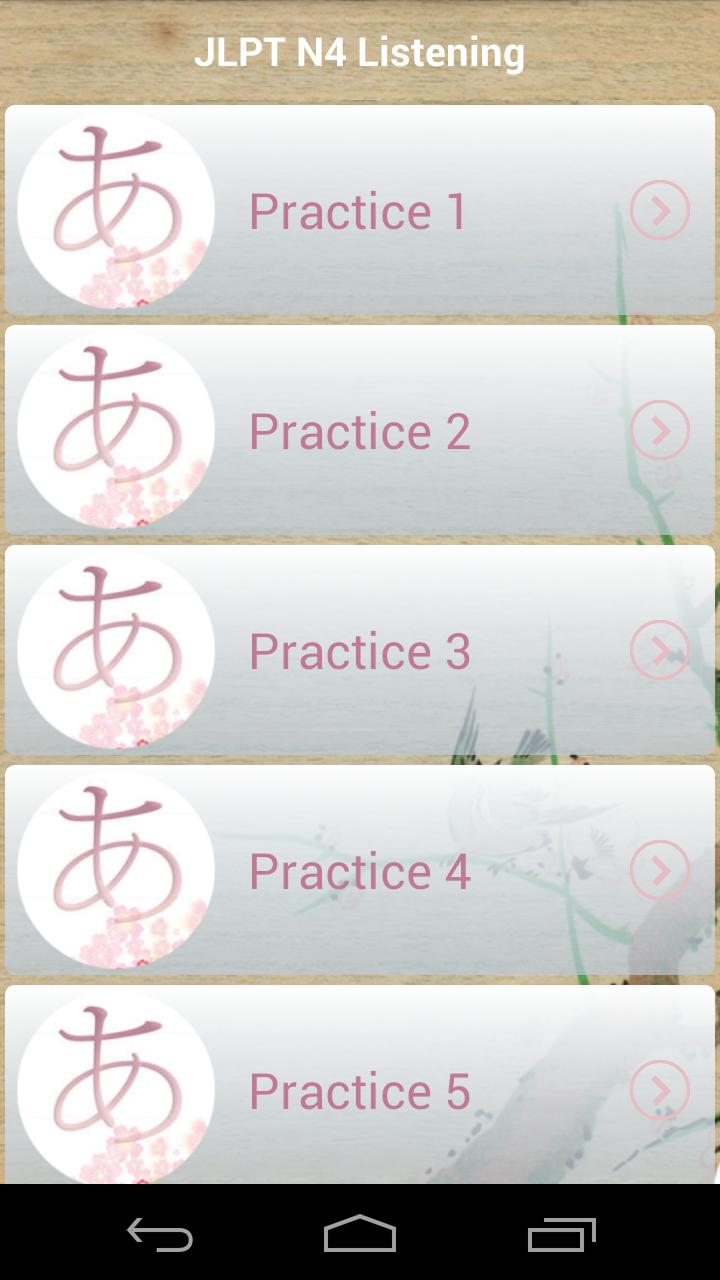 JLPT N4 Listening