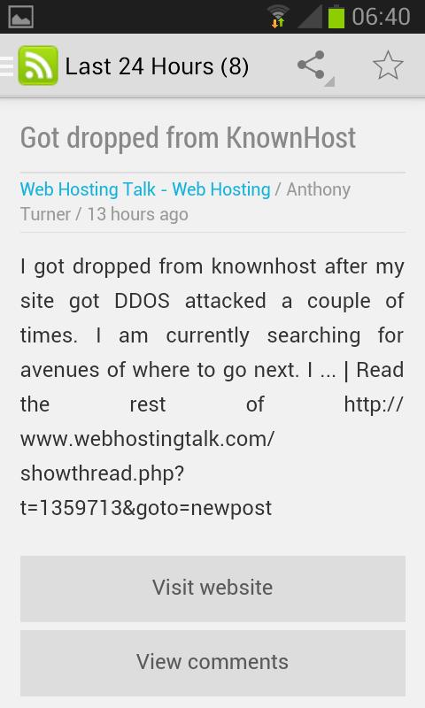 Web Hosting News