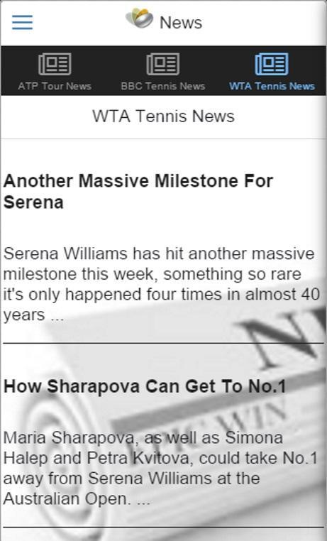 World Tour Tennis