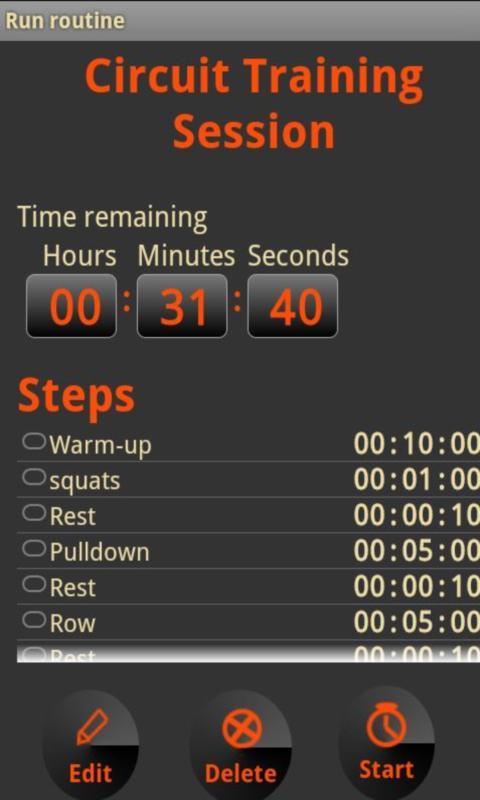 Routine Timer