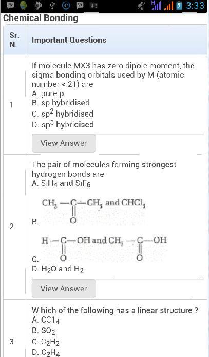 Chemistry Mock Test