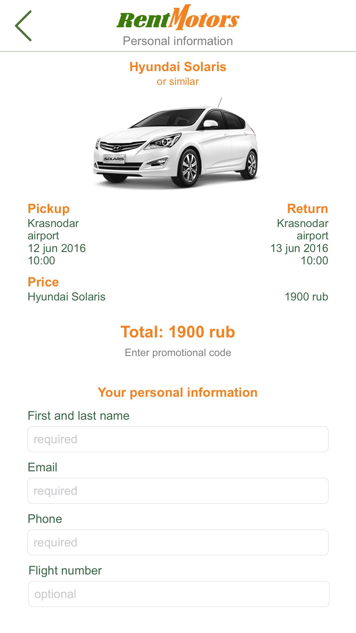 Rentmotors - rent-a-car