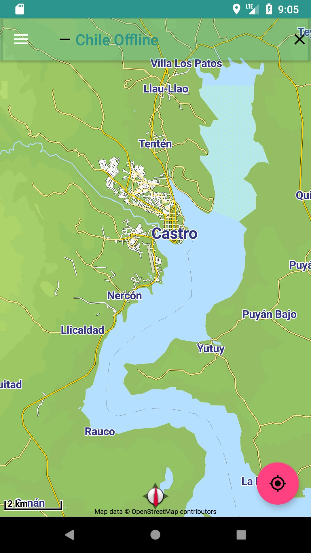 Chile Offline Map