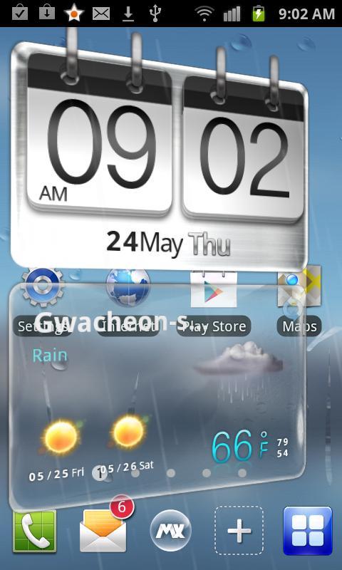 Sense transparent MX Theme