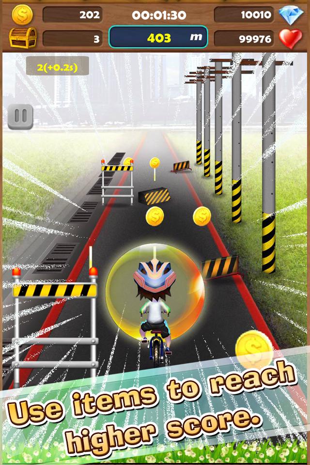 Fighting Biker