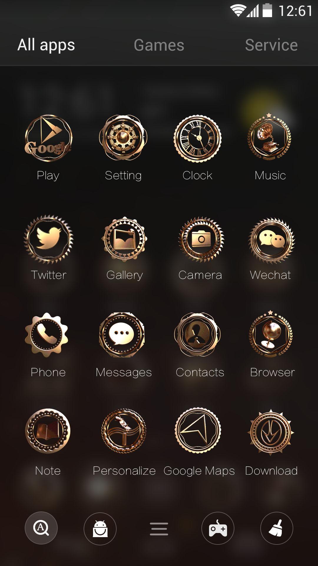 Unique II GO Launcher Theme
