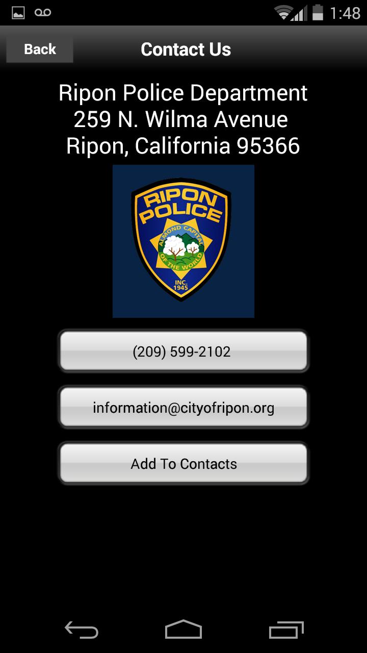 Ripon Police Department