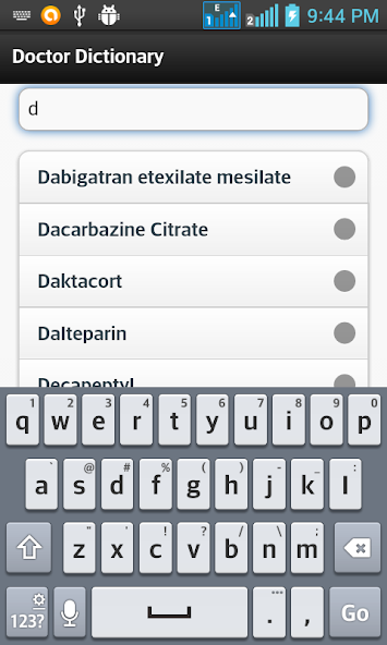 Doctor dictionary