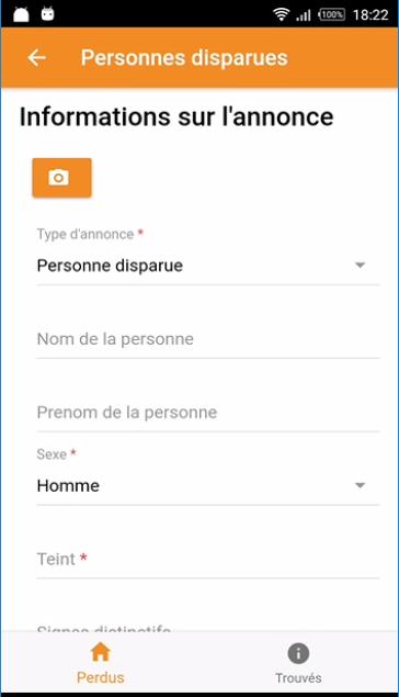 Personnes disparues