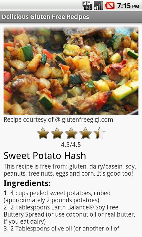 Delicious Gluten Free Recipes