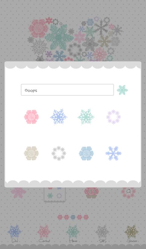Winter love Dodol Theme