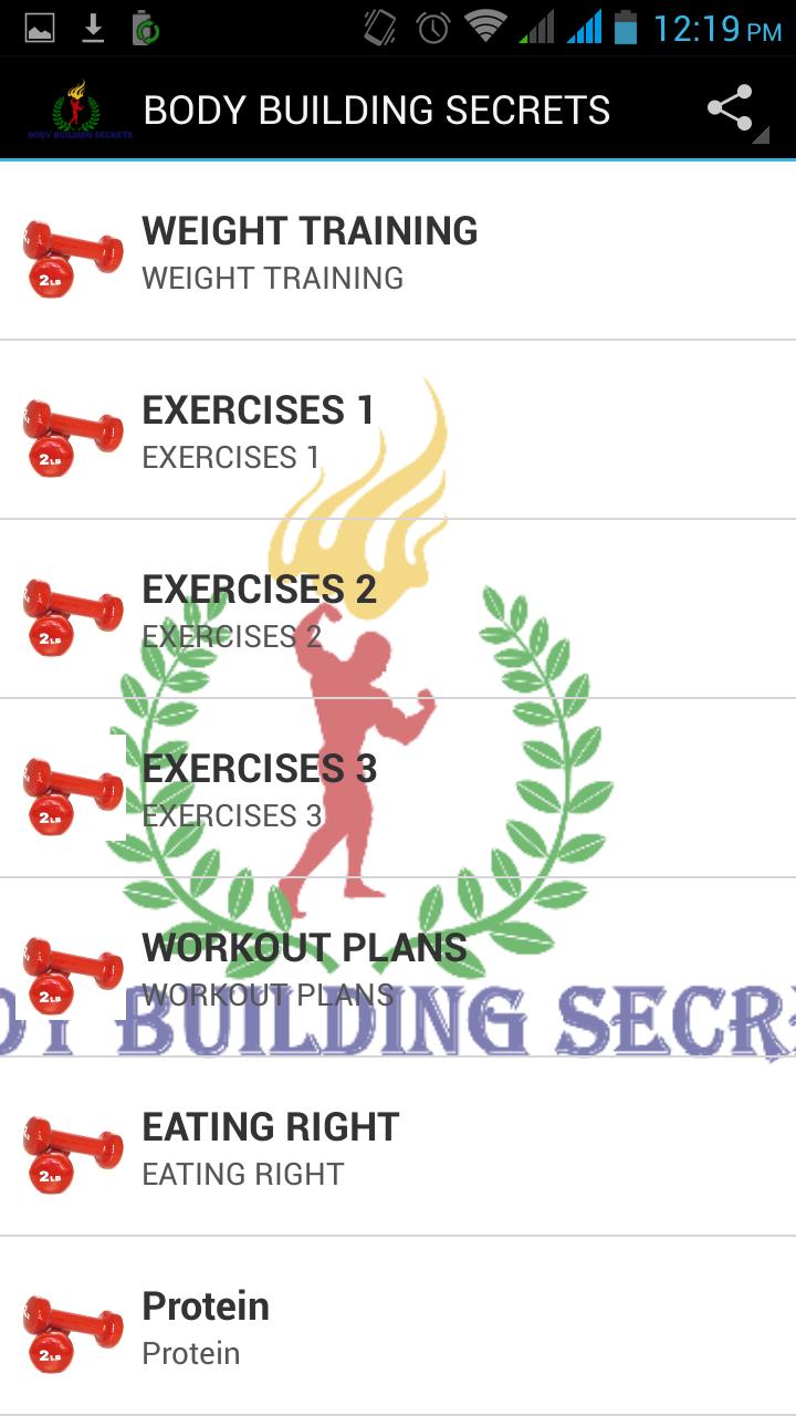 BODY BUILDING SECRETS