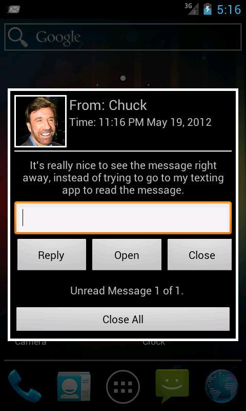 Message Alert