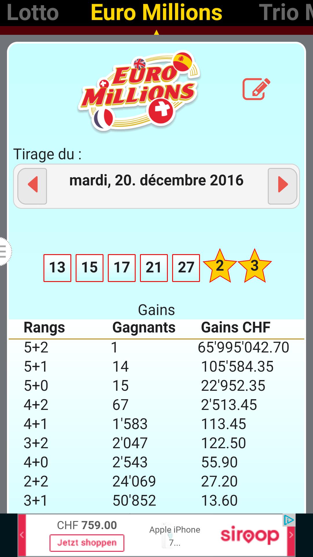SwissLotto 3