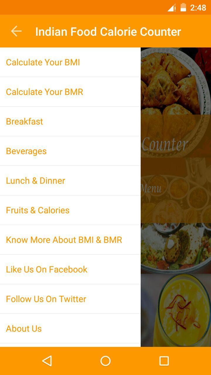 Indian Food Calorie Counter