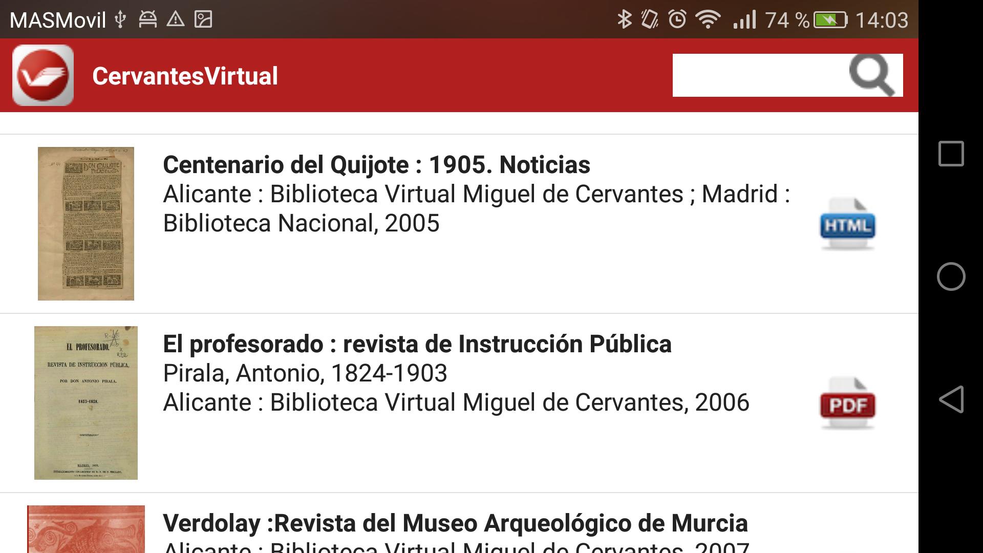 Biblioteca Virtual Cervantes