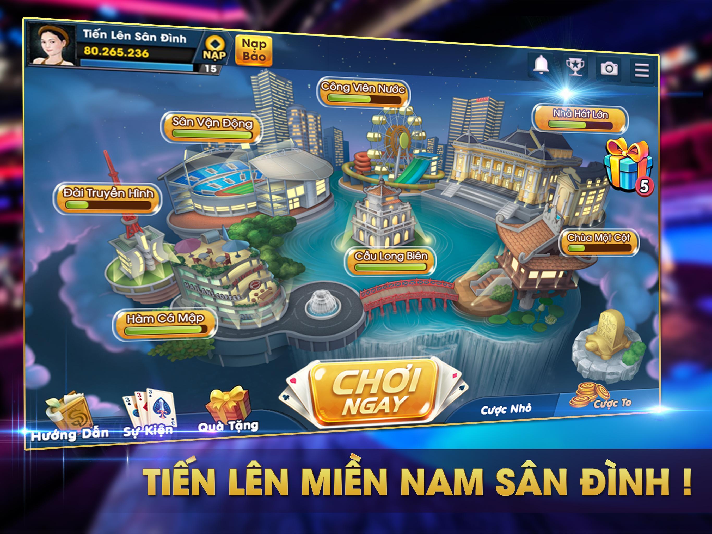 Tien Len Mien Nam San Dinh