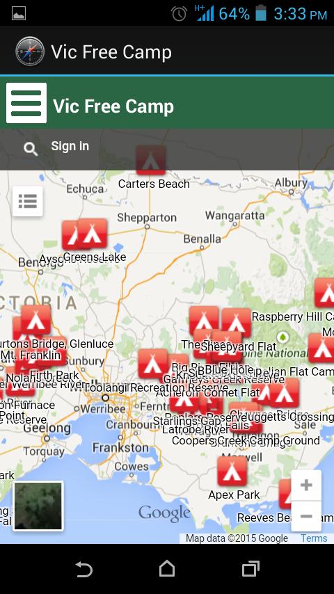 Victorian Free Camping