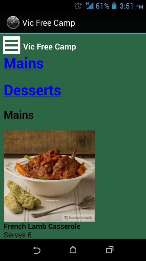 Victorian Free Camping