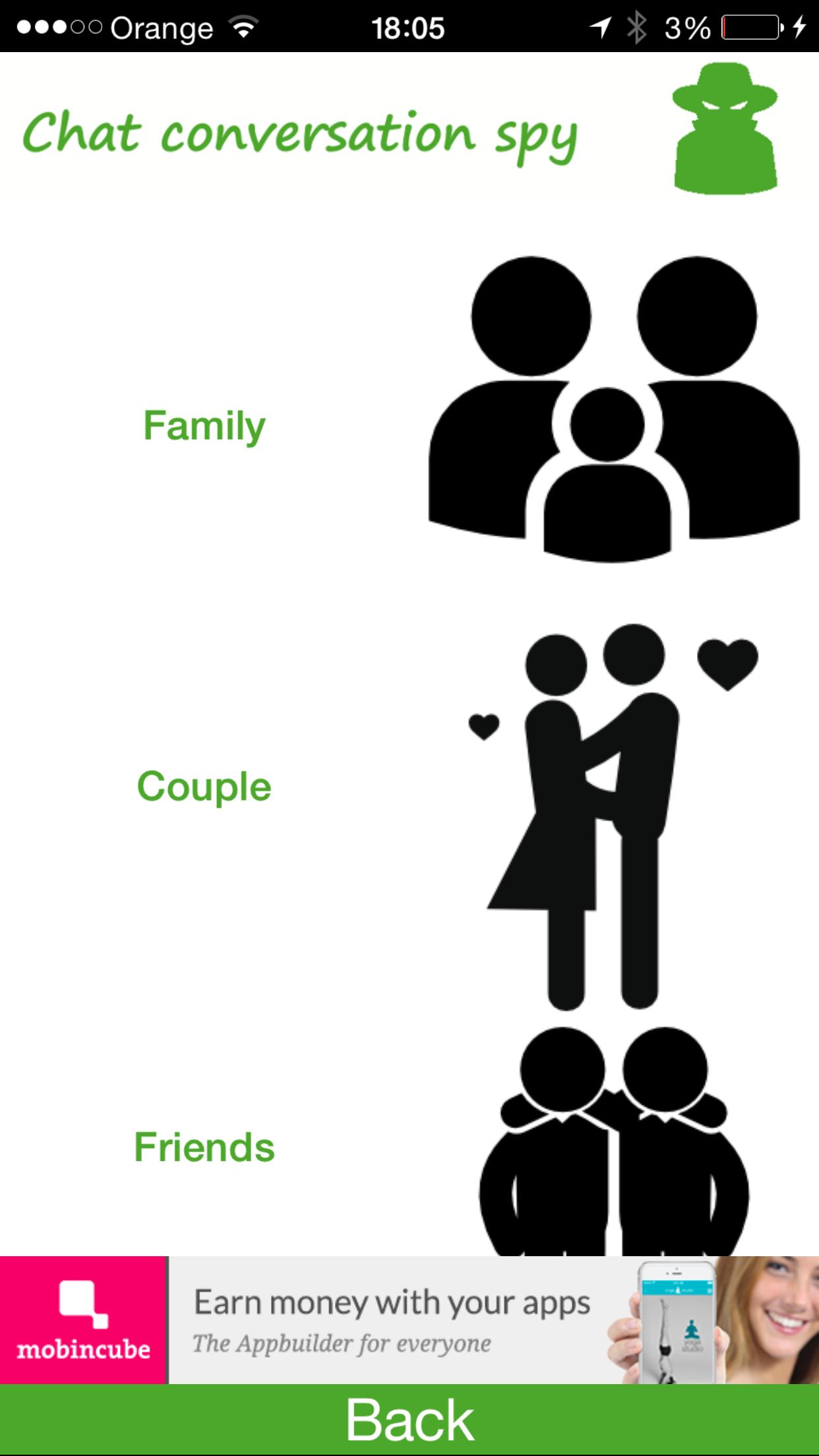 Spy conversation - chat