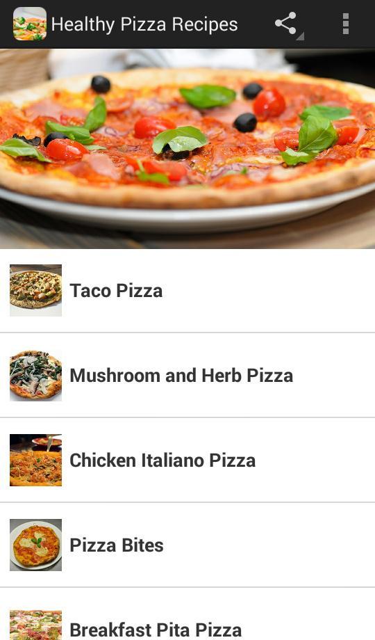 Healthy Pizza Recipes