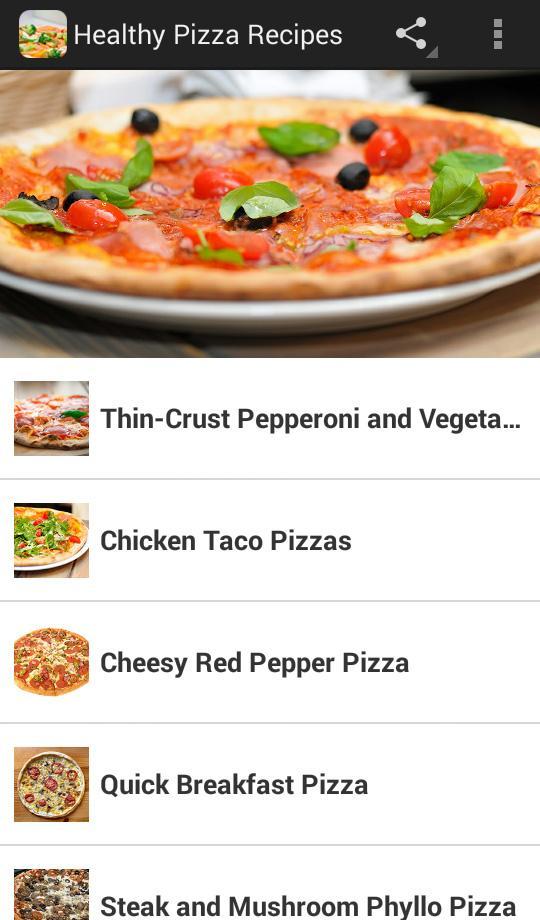 Healthy Pizza Recipes