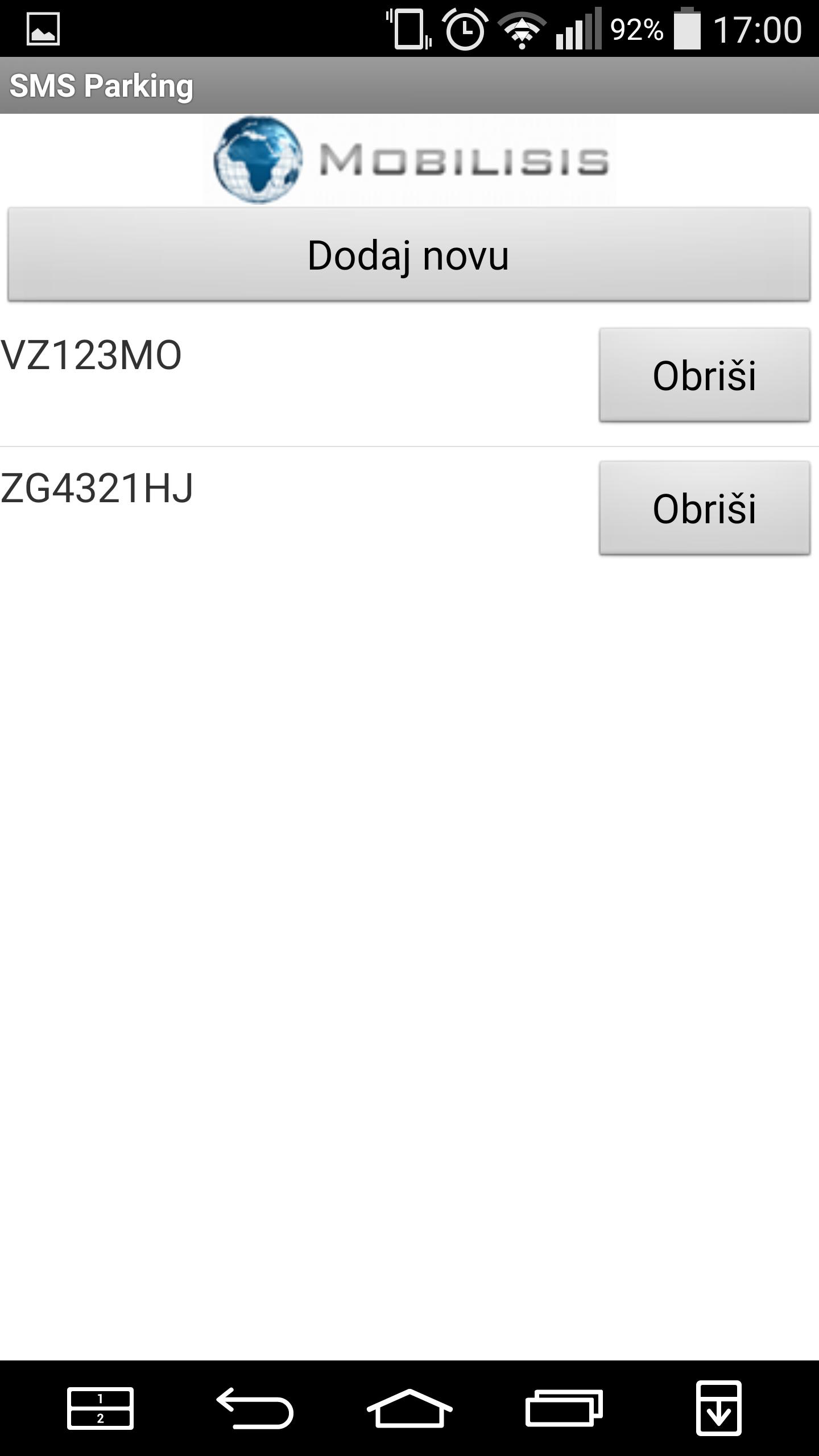 SMS Parking Hrvatska