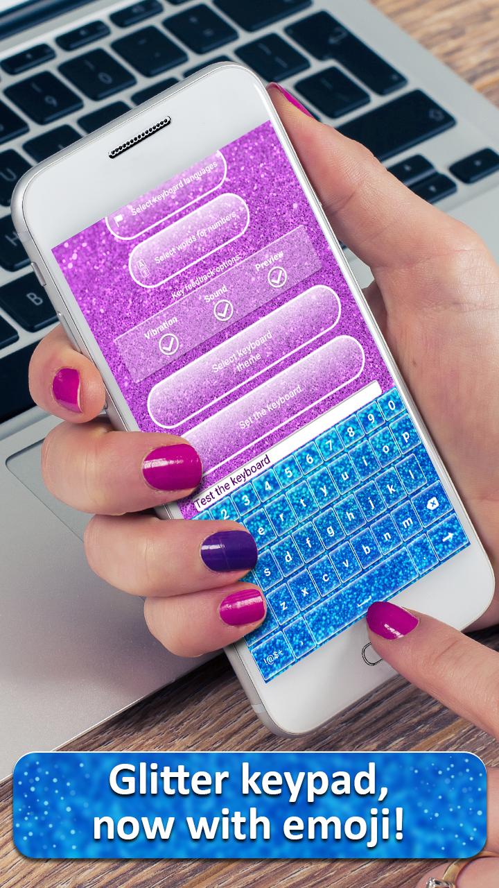 Glitter Keyboard Customizer