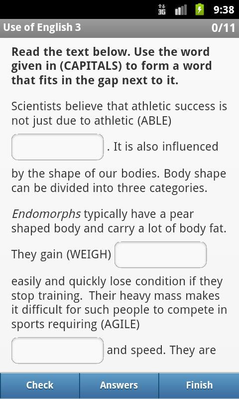 FCE Reading & Use of English