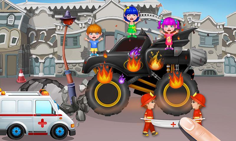 Panda Truck Driver: Rescue Fun