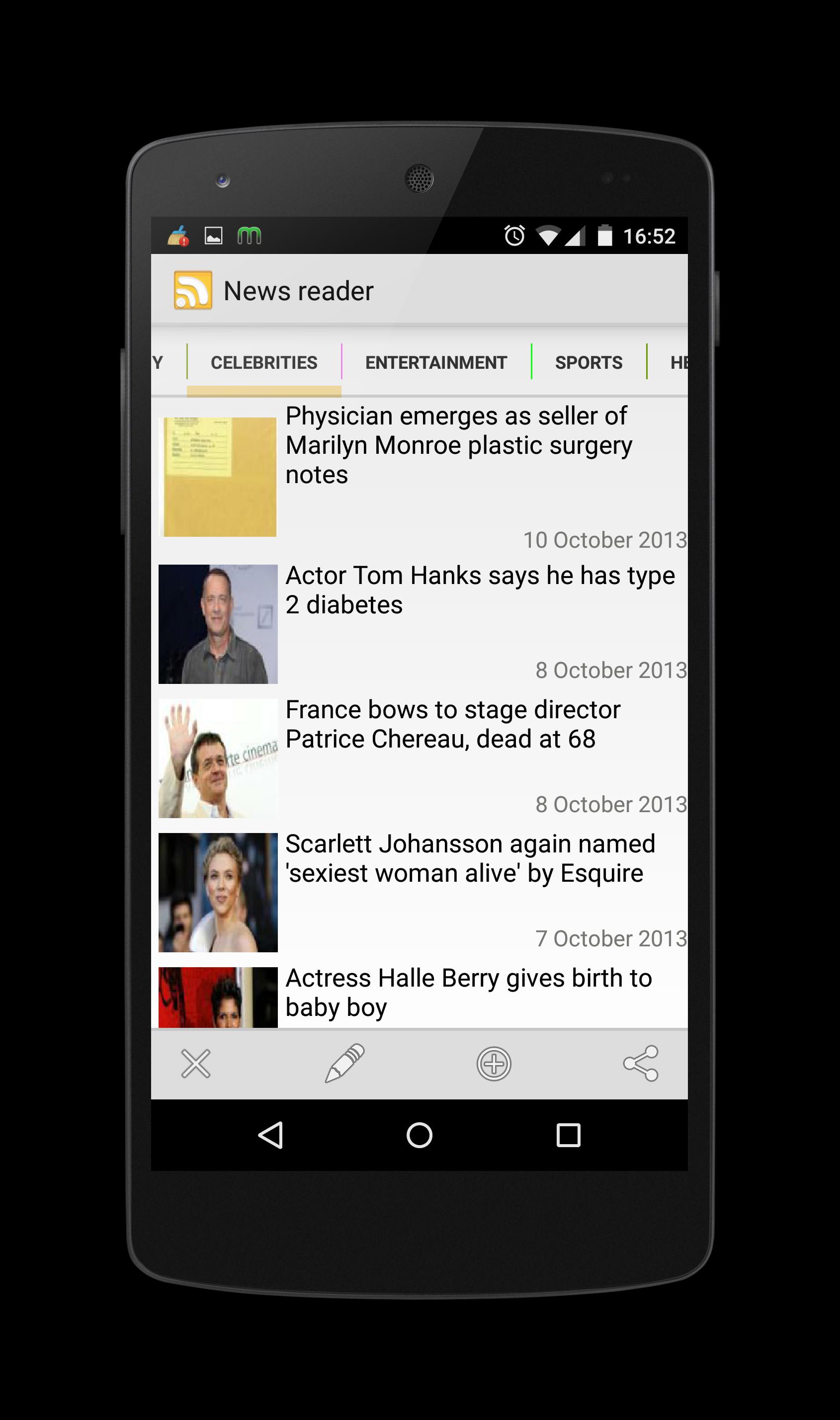 news reader rss and widget
