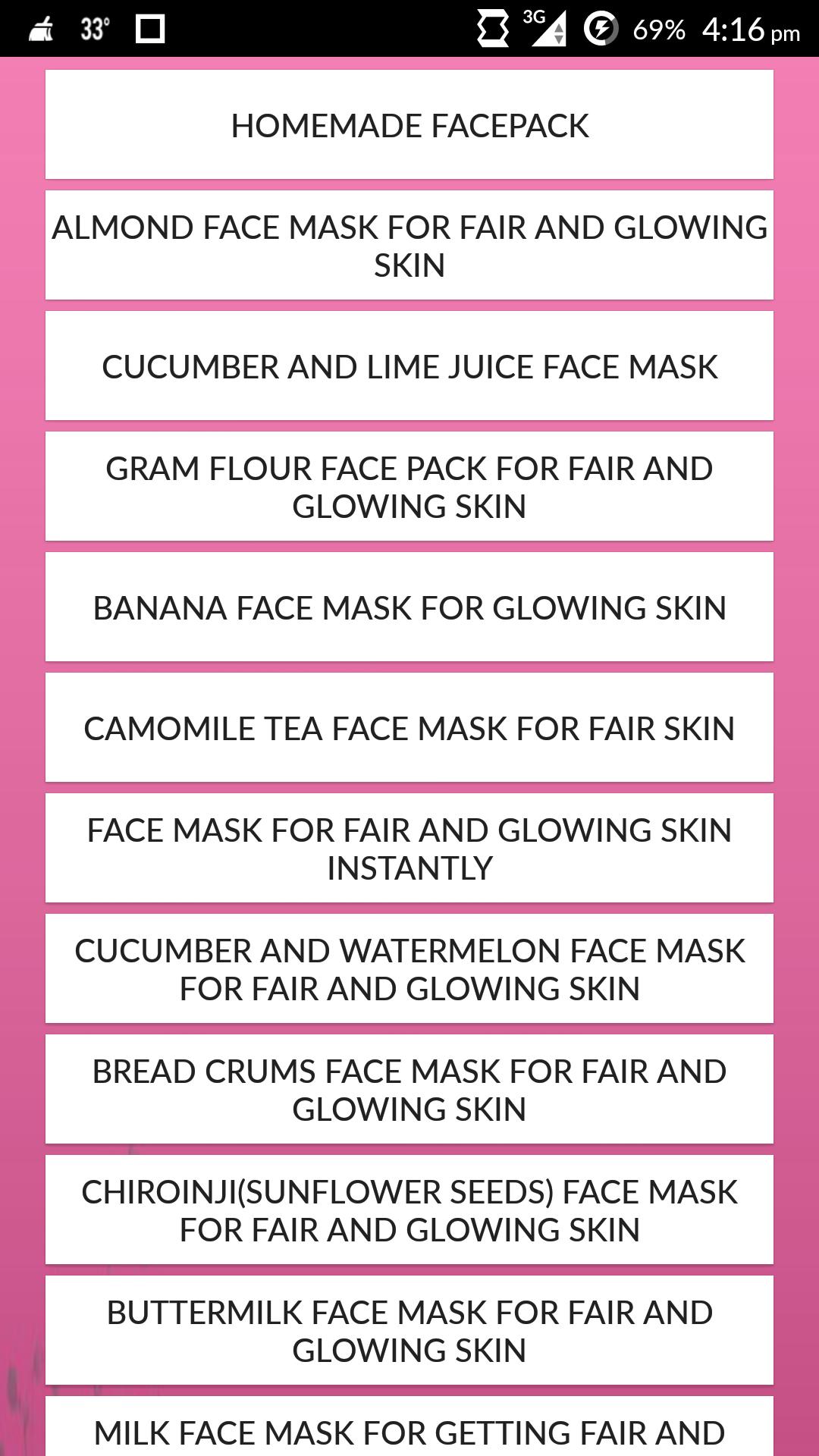 HomeMade FacePack