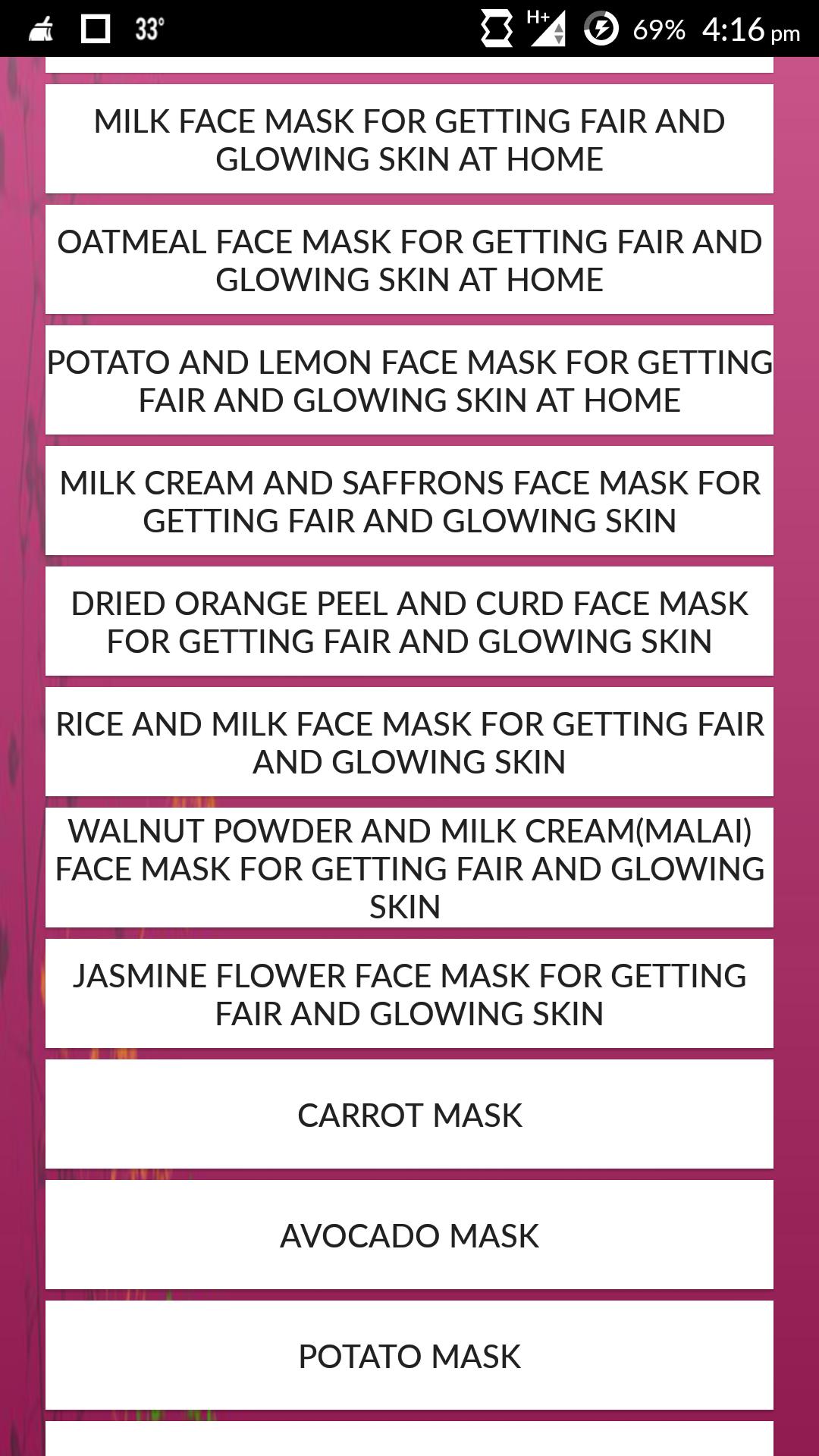 HomeMade FacePack