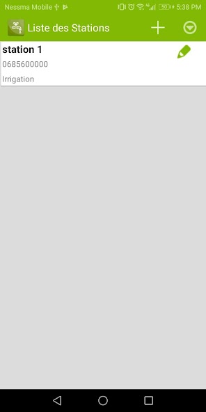 SMS Irrigation utilisateur