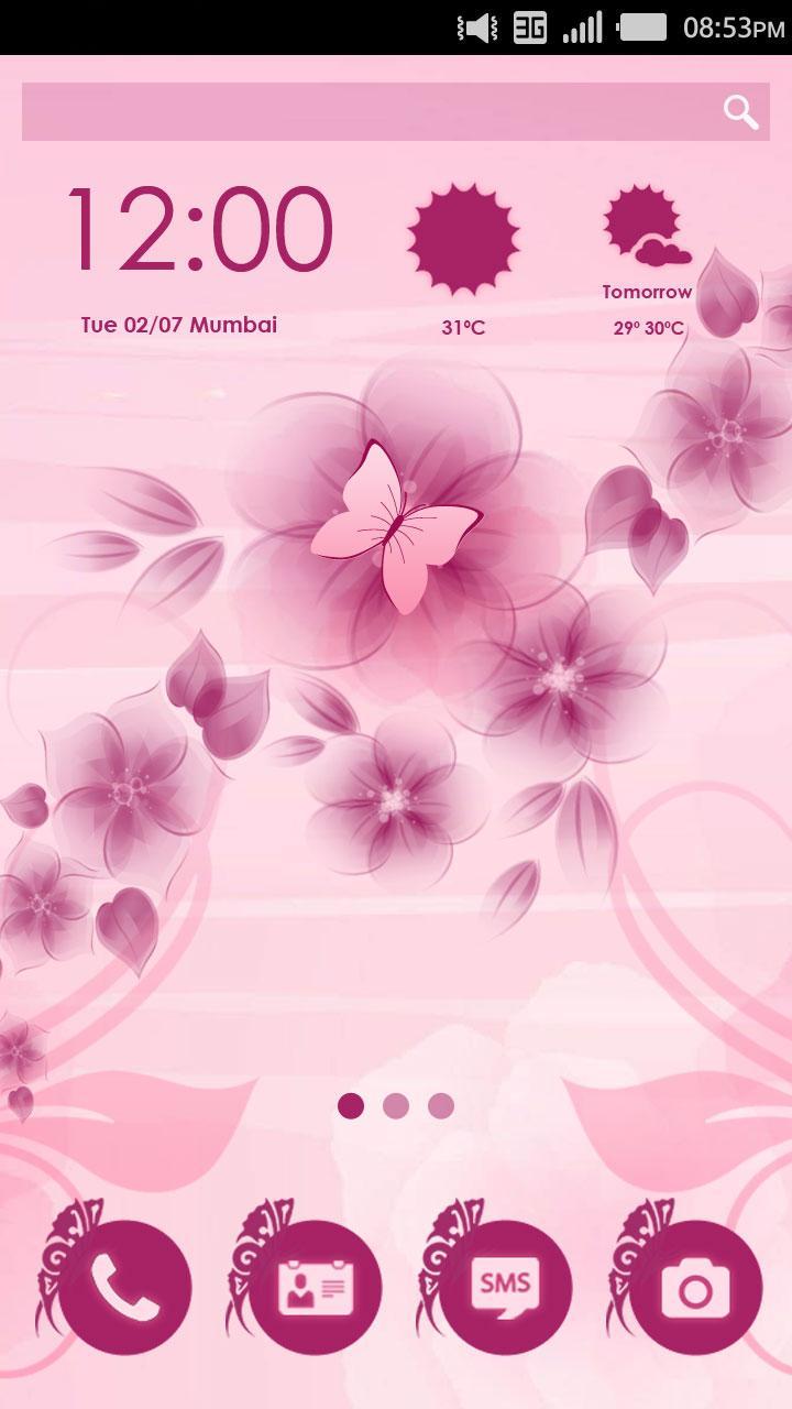 Pink Flower theme