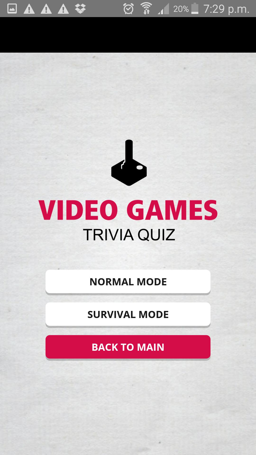Video Games Trivia