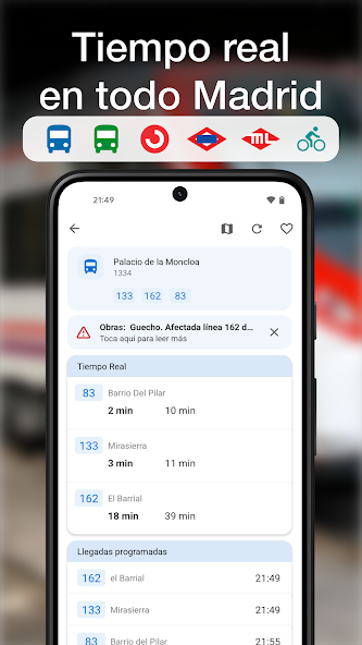 Madrid Transport - Bus Card