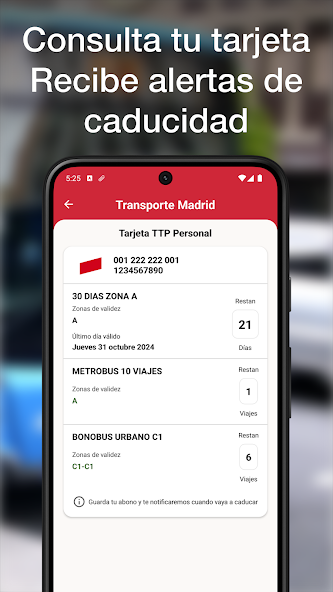 Madrid Transport - Bus Card