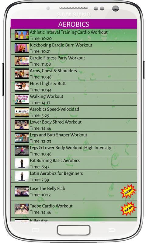 Lose Weight Aerobics Exercises