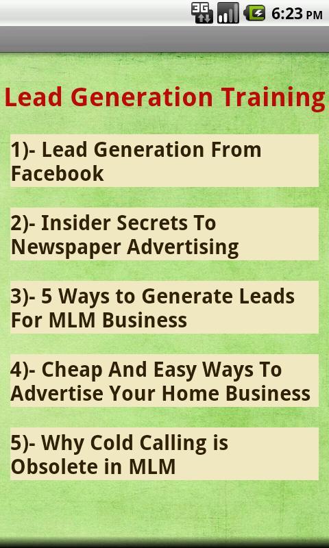 Advocare Business Training